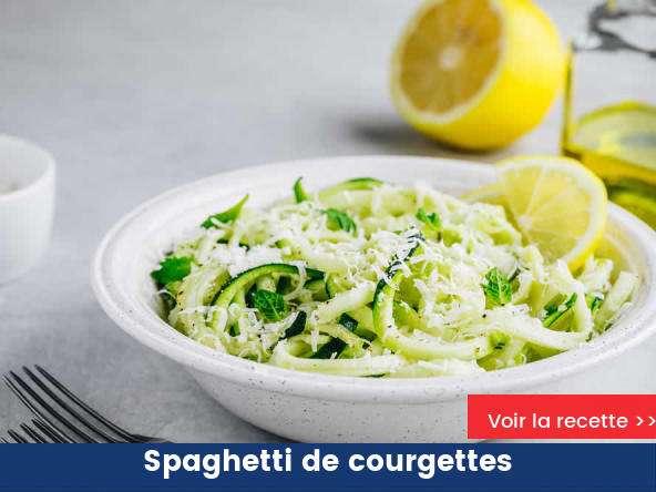 Spaghetti de courgettes